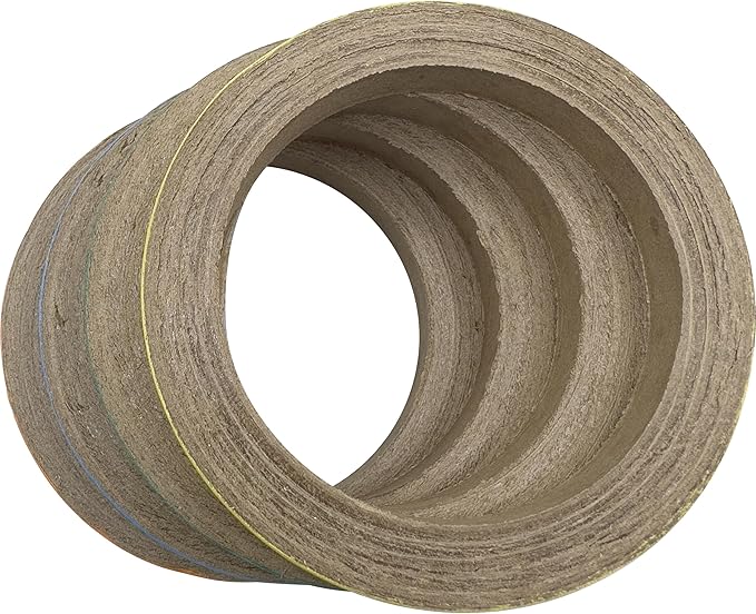 8013 Big 4 Inch Donuts Pk12 - Large Cardboard Chewable Donuts, Bright Outer Paper Strip, Many Shreddable Layers, Great Fun for Grabbing Feet and Biting Beaks, Ideal for Med and Large Size Pets