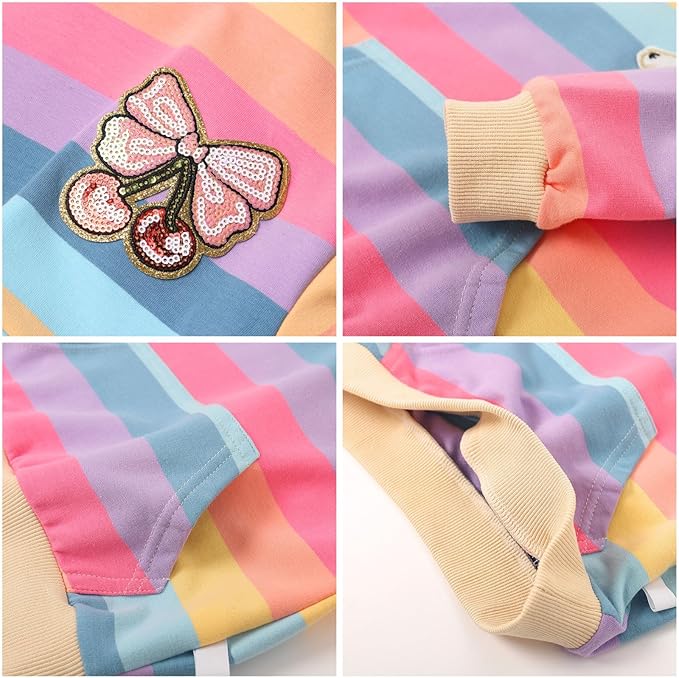 WELAKEN Sweatshirts for Girls Toddler & Kids II Little Girl's Pullover Tops Sweaters & Hoodies