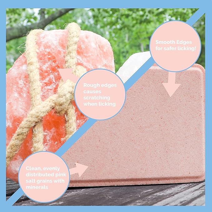 Himalayan Secrets Compressed Pink Salt Lick for Livestock and Wildlife Animals, Pure & Natural Feed Salt Block, Minerals & Trace Elements, No Additives, 22LB (10KG)