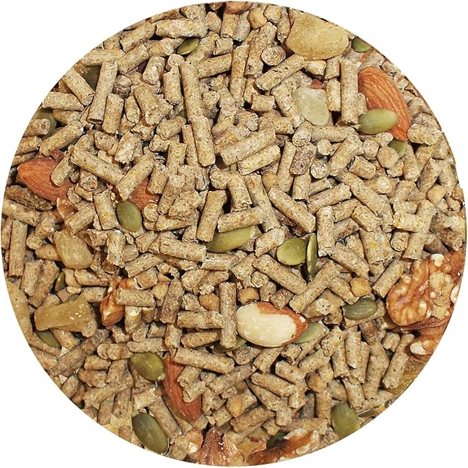 Exotic Nutrition Deluxe Squirrel Diet (2 lb.) - Staple Diet with High Protein Pellets for Captive Squirrels - Grey, Ground, Flying, and Chipmunks