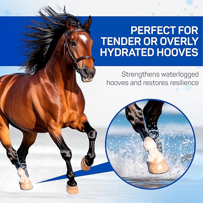 Kera Prep Hoof Hardener for Horses – Targeted Horse Hoof Care to Reinforce Hoof Structure at the Molecular Level – Repels Moisture, Restores Elasticity & Preps for Sealant – Ideal for Wet Conditions