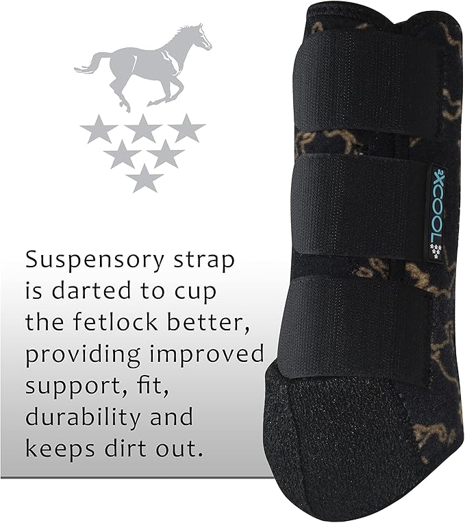 Professional's Choice 2XCOOL Sports Medicine Horse Boots | Protective & Breathable Design for Ultimate Comfort, Durability & Cooling in Active Horses | 2 Pack