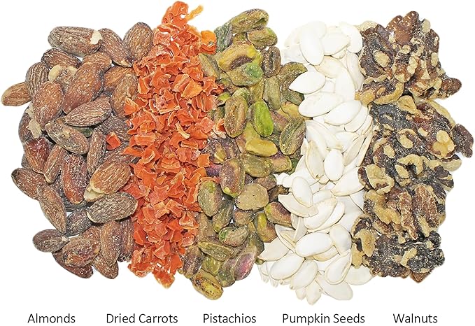 Squirrel Treat Bundle - Natural Healthy Assortment - Fruits, Veggies, Nuts & Chews - Flying, Tree & Ground Squirrels, Chipmunks, Groundhogs & Prairie Dogs