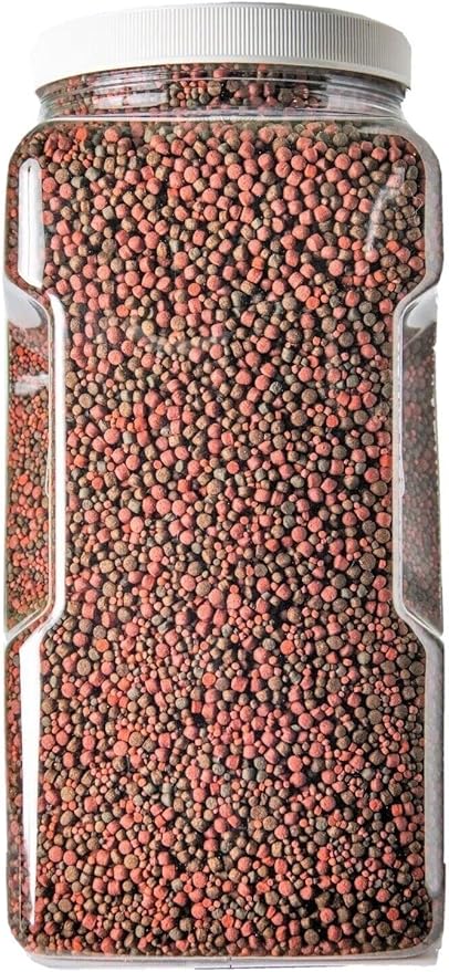 Aquatic Foods Inc. 12-Type Floating & Sinking Blackworm & Intense Coloring 1mm, 2mm, 3mm Pellets for Discus, Cichlids, All Tropicals, Koi and Pond Fish…4-lb & 8oz Lg Jar