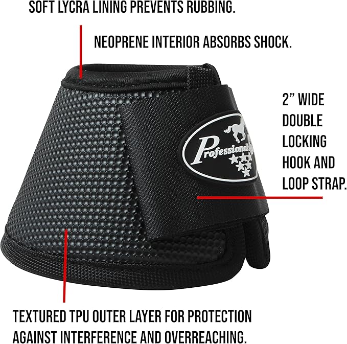 Professional's Choice All-Purpose Bell Boots for Horses | Sold in Pairs