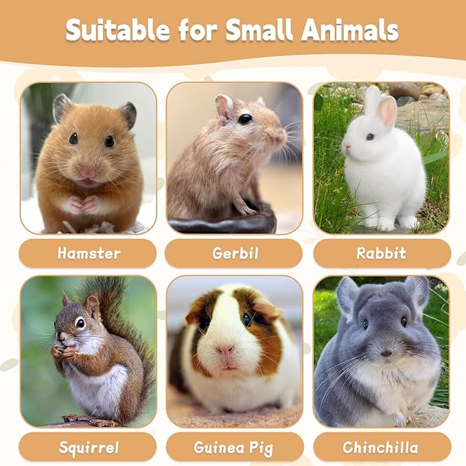 Hamiledyi 24 PCS Chinchilla Chew Toys Lava Blocks Hamster Chew Toys for Teeth Grinding Square Stone Mineral Calcium Stone for Bunny Rabbit Hamster Chinchillas Squirrel and Other Small Animals