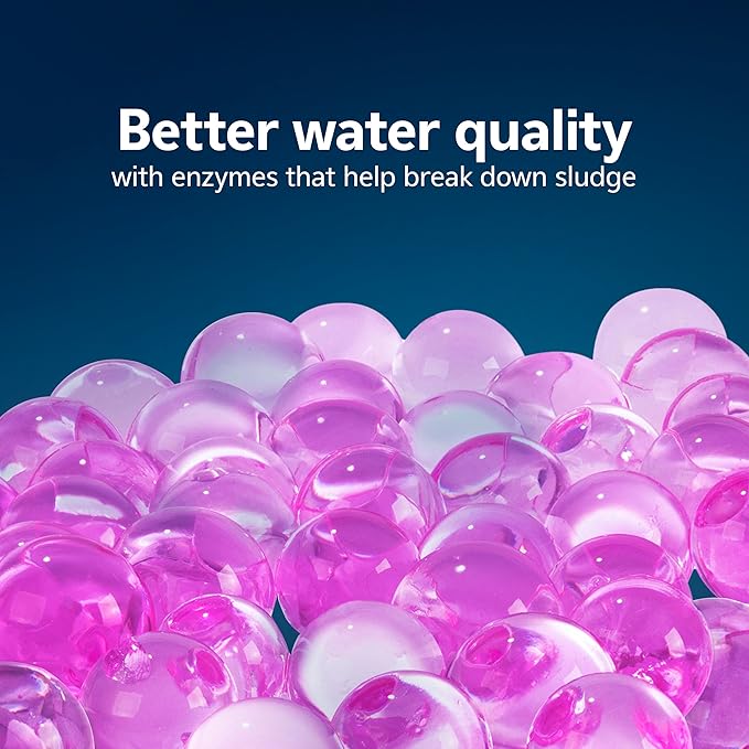 Aqueon PURE Betta Beads, Water Care for Unfiltered Aquariums, Maintains Clear Water and Helps Breakdown Organic Sludge, Pink