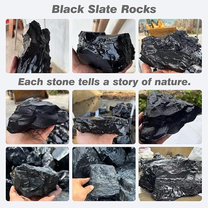 Unocho Aquarium Rock Stone Fish Tank Rocks 5lb Natural Rocks for Aquariums Aquascaping Landscaping Model Tank Decoration Vivariums Paludarium Miniature and Fairy Garden(3"-6"-4pcs)