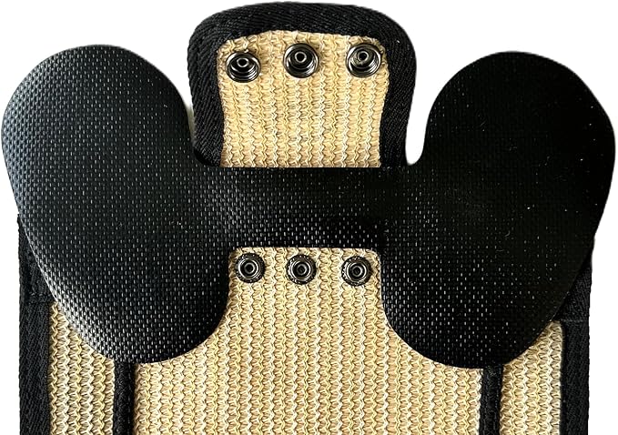 DOWN UNDER OUTDOORS 4 Pack Medium-Large Saddles with Adjustable Straps, Poultry Saver, Protector, Apron, Supplies, Care Products (Sand Mesh)