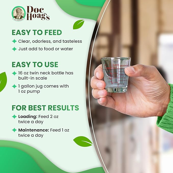 Doc Hoag’s Aloe Vera+Agave Premium Horse Supplement – Made in USA – Original Udder Balm – Natural Gastric Support for Horses & Large Animals – Stress Relief & Ulcer Care, 16 Fl Oz.