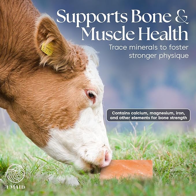 UMAID Himalayan Salt Block 4-Pack, 8x4x2 Inches – Natural Pink Mineral Block for Horses, Cows, Goats & Sheep – Long-Lasting Livestock Salt Supplement
