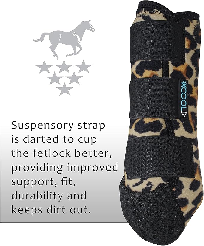 Professional's Choice 2XCOOL Sports Medicine Horse Boots | Protective & Breathable Design for Ultimate Comfort, Durability & Cooling in Active Horses | 2 Pack