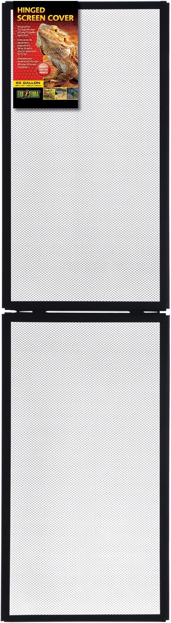 Exo Terra Screen Cover for Hinged Door, 55-Gallon, Small