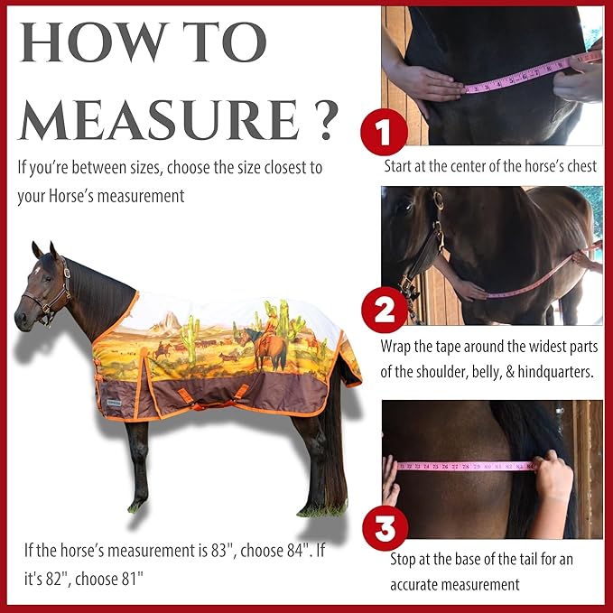 Jeffers Expression 1200 Denier Standard Neck Turnout Sheet, Cattle Drive, 87"- Waterproof, Breathable Horse Sheet with 0g Polyfill, No Insulation, Ideal Protection for Wind & Rain, Lightweight