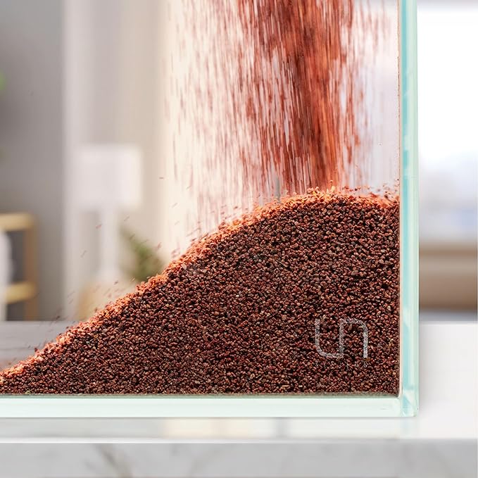 UNS Controsand - Morocco, 8L - Natural Freshwater 0.4-0.9mm Reddish Sand for Aquascaping Planted Tanks - Aquarium, Terrarium, Paludarium Substrate for Betta, Shrimp, Fish, Jumping Spider, Turtle