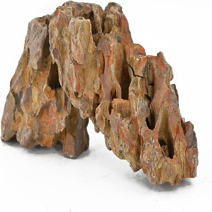 kecilke Natural Stone Aquarium Rocks Dragon Stone Rock 2-6 inches Rocks for Aquariums, Fish Tank Decoration & Landscaping Models-10LB