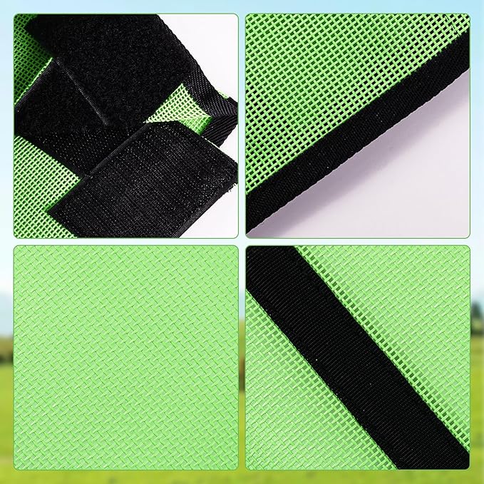 4 Sets Fly Boots Loose Fitting & Non-Slip Horse Fly Leggings No More Horsefly Nuisance Greatly Reduce Stomping Breathable with Natural Air Flow