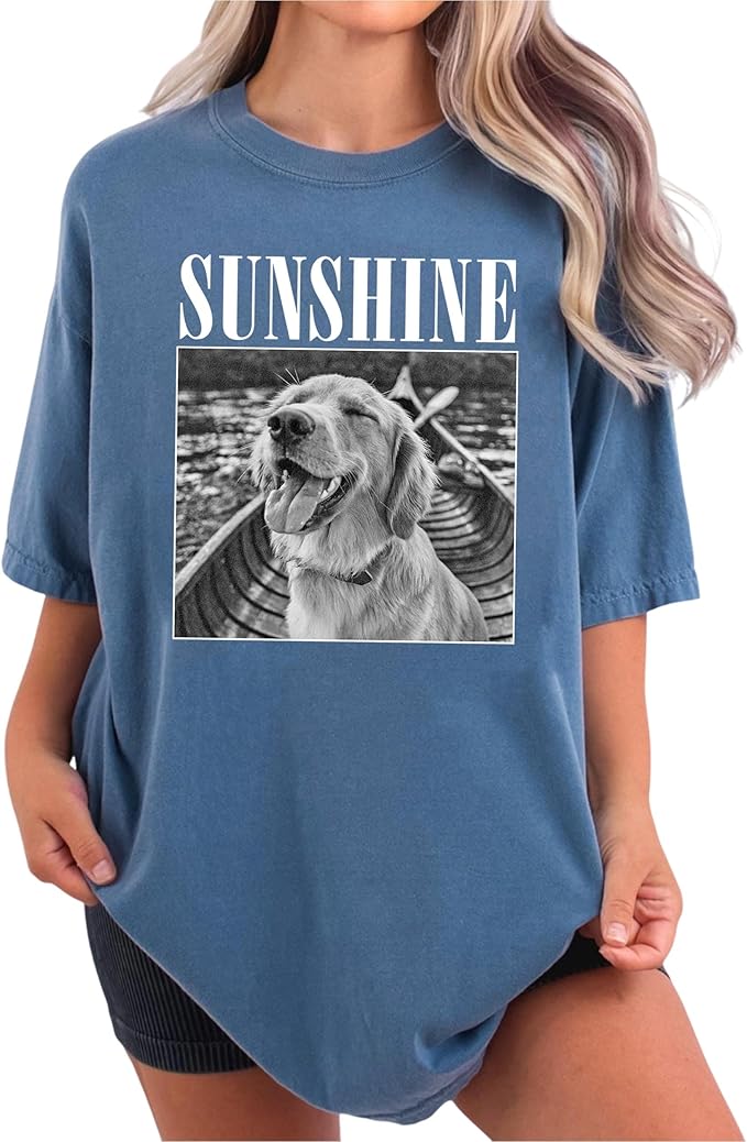 Nazenti Custom Photo Shirt, Personalized Tshirt for Mom, Dad, Grandma, Pet Lovers Gifts, Mama Gift for Women, Christmas Shirt