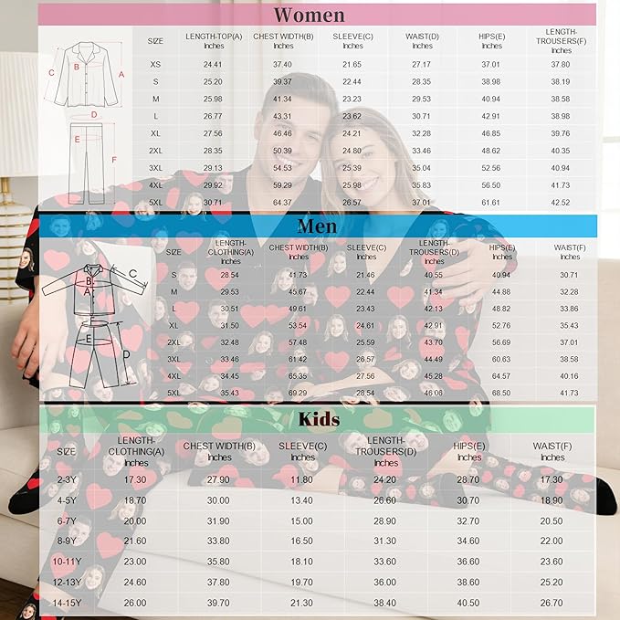 D-Story Personalized Pajamas with 1-8 Faces for Women Men, Custom Christmas Pjs, Pajamas Gifts For Family,Cat Mom,Dog Mom