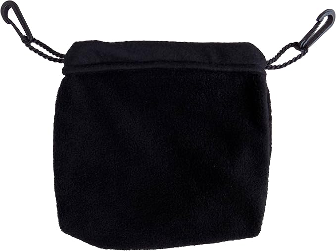 Sleeping Pouch for Sugar Gliders and Other Small Pets (Black)