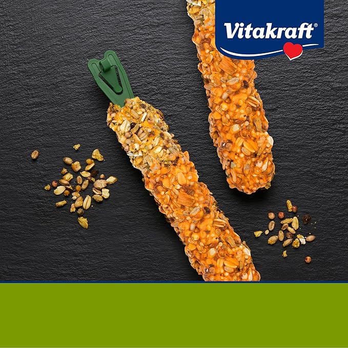 Vitakraft Crunch Sticks Rabbit Treat - Carrot and Honey - Rabbit Chew Sticks, 3 oz