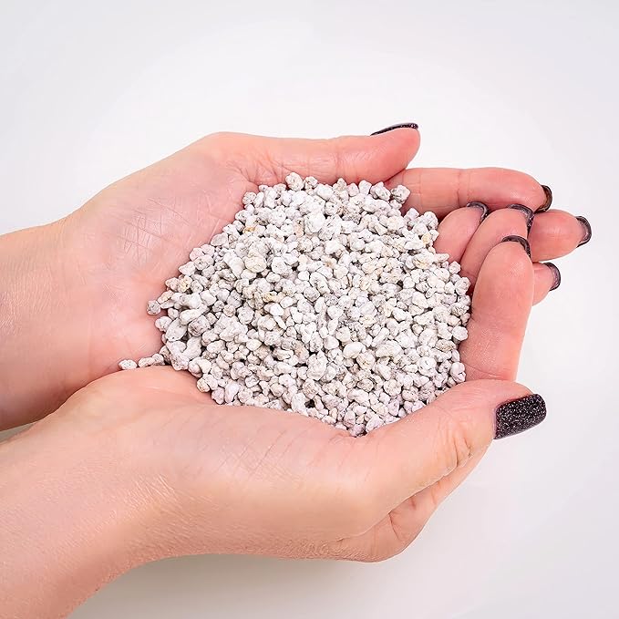 Premium Gardenera Organic Perlite - Medium/Fine Grade Horticultural Soil Amendment for Indoor & Outdoor Container Plants for Drainage Management and Enhanced Growth - 20 Quart Bag