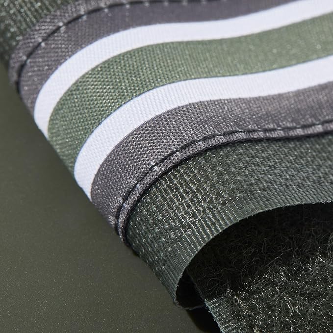 HORZE Adepto Open Front Tendon Boots | Durable Shell with Neoprene Lining - Beetle Khaki Green - Cob