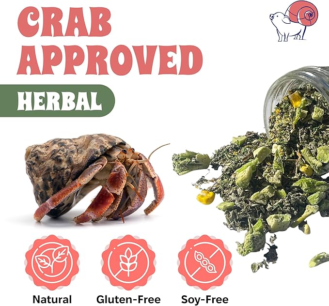 Farm & Meadow Hermit Crab Food – Corn, Broccoli & Leafy Greens with Sprouted Grains – 39g – Snout and Shell