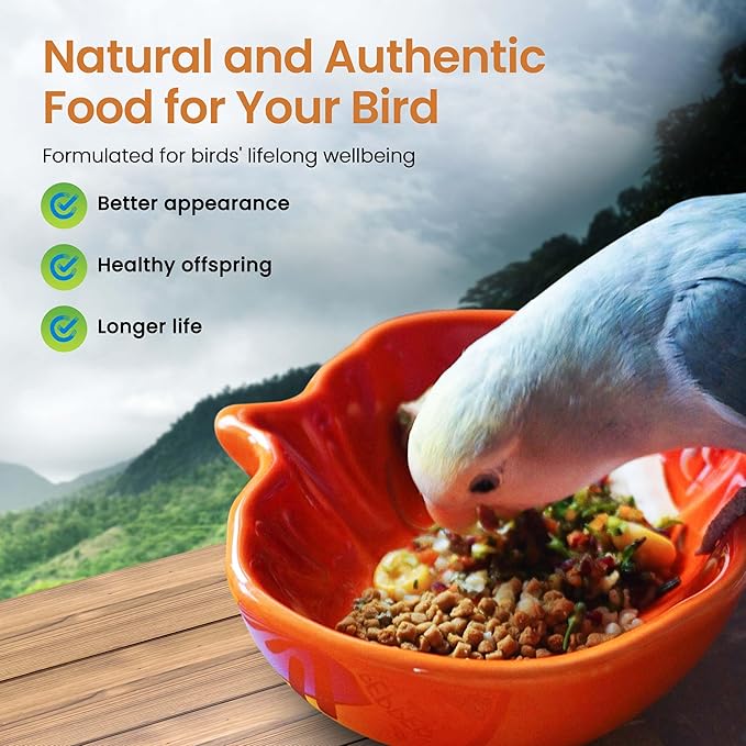 Harrison's Bird Foods High Potency Pepper—Maximum Nutritional Formula for Small to Medium Birds, Certified Organic Non-GMO Pet Bird Food, Vet-Developed, Suitable for All Life Stages, 454 g/ 1 lb