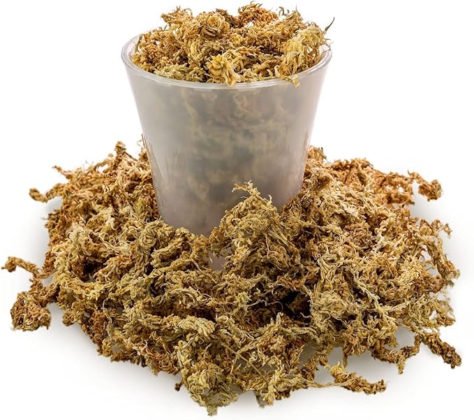Gardenera Premium New Zealand Sphagnum Moss - Organic Hand Mixed Long Fibered Sphagnum Moss Orchid - 5 Quart