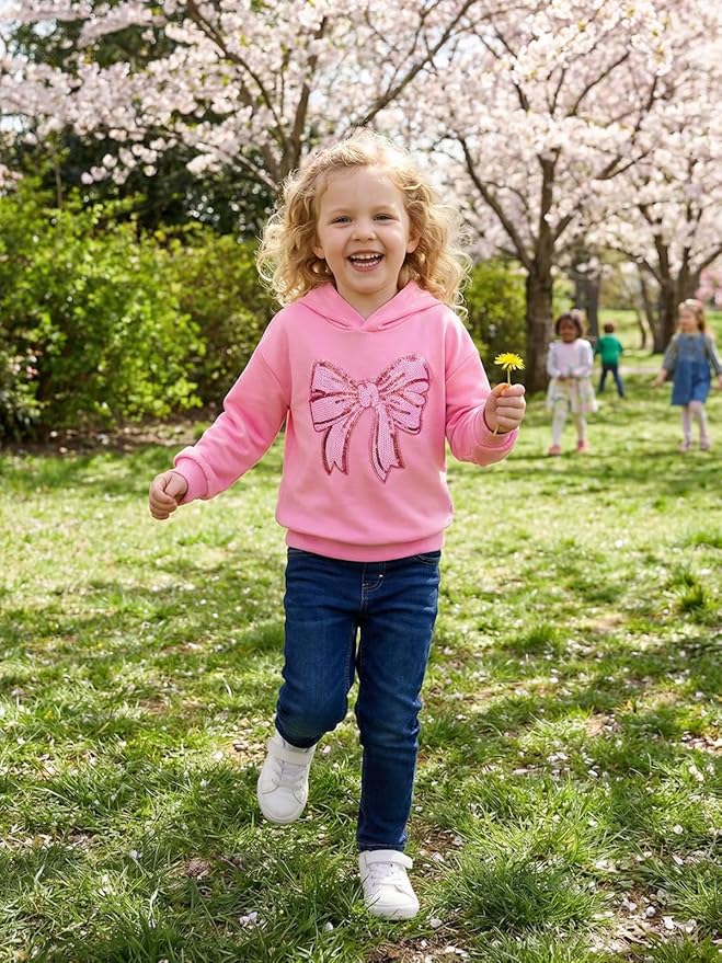 WELAKEN Sweatshirts for Girls Toddler & Kids II Little Girl's Pullover Tops Sweaters & Hoodies