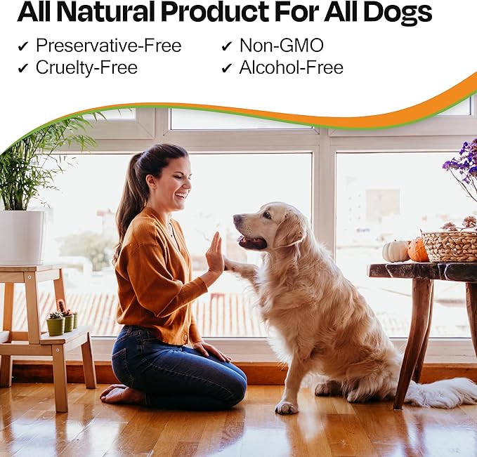 SeaBuck 7 Shiny Dog Sea Buckthorn Oil to Improve Dog Health (2-4 Month Supply, 60ml) – Supports Shiny Coat, Healthy Digestion, and Skin & Paw Pad Health for Dogs