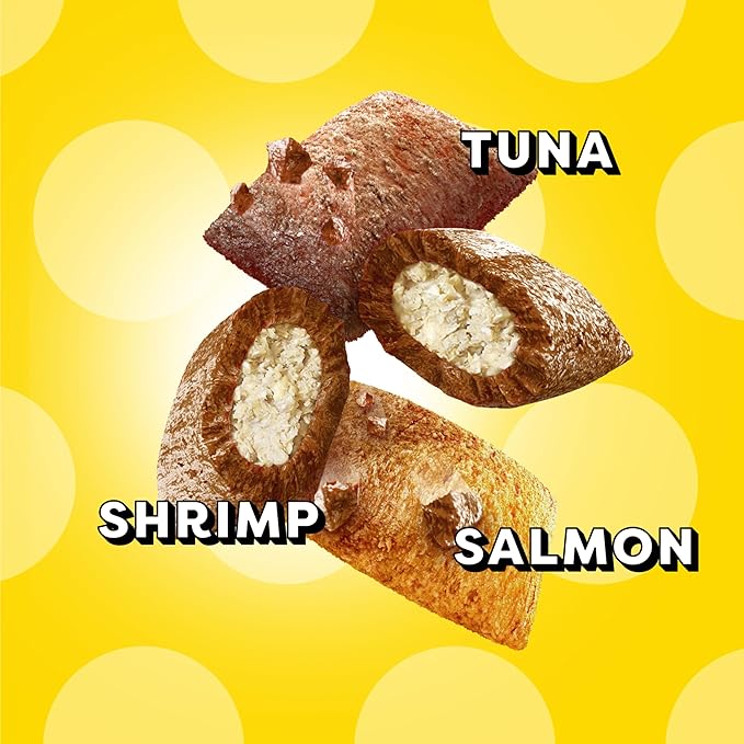 Temptations MixUps Surfer's Delight Flavor Crunchy and Soft Cat Treats, 6.3 oz. Pouch (Pack of 10)