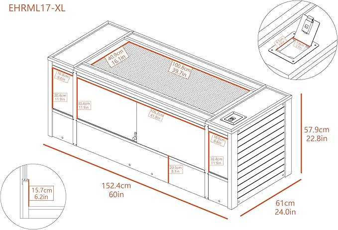 New Age Pet ECOFLEX X-Large Reptile Enclosure with Matching Cabinet Stand Set in Grey