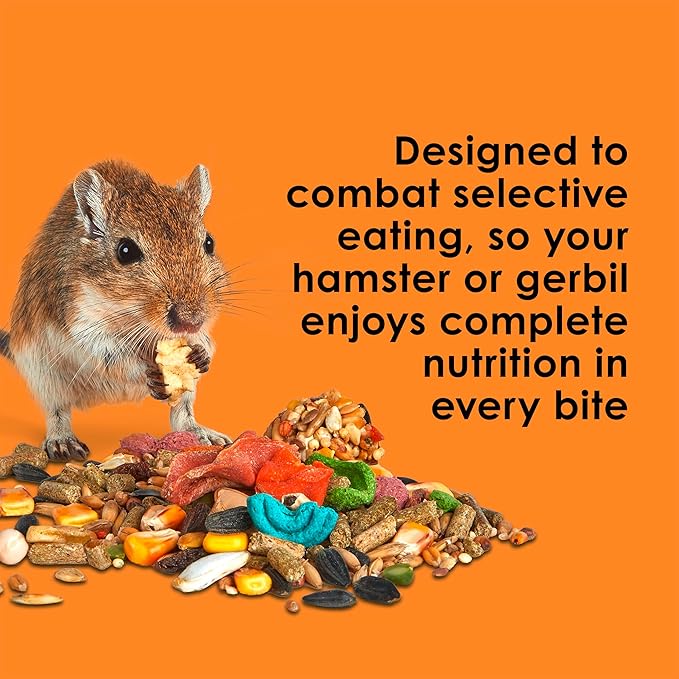 Kaytee Fiesta Hamster and Gerbil Food Flavor Medley 15 Pounds
