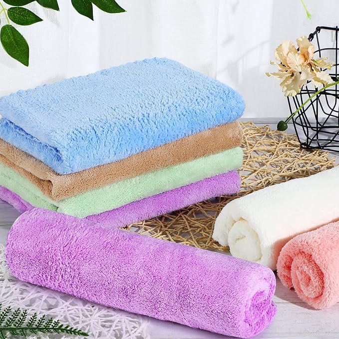 24 Pcs Guinea Pig Fleece Bedding Blankets Bulk Washable Small Animal Fleece Cage Liners Pet Wash Cloth Sleeping Mat Cover for Hamster Chinchilla Rabbit Hedgehog(13.8 x 29.5 Inch,Multicolor)