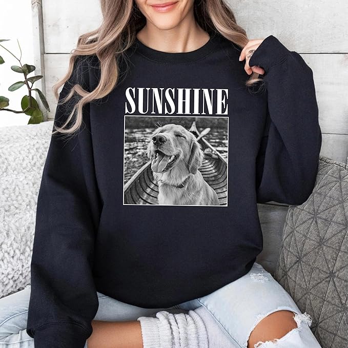 Nazenti Custom Photo Shirt, Personalized Tshirt for Mom, Dad, Grandma, Pet Lovers Gifts, Mama Gift for Women, Christmas Shirt