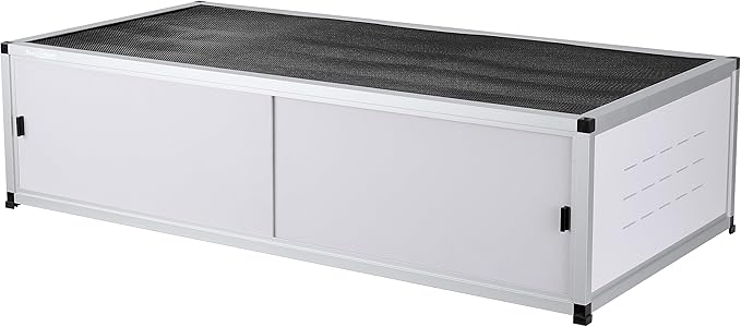 Dual Usage PVC Reptile Enclosure - 44 * 20 * 12 inch, Acrylic/PVC Door Options, Suitable for Bearded Dragon, Snake, and Ball Python