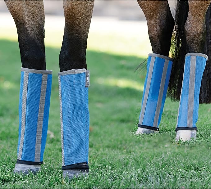 Professional's Choice Deluxe Fly Boots | Breathable Mesh | 4 Pack
