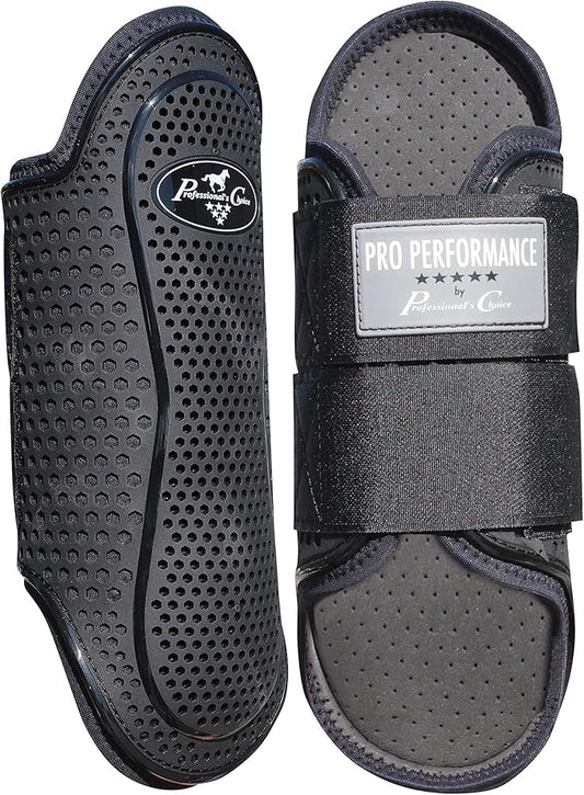Professional's Choice Pro Performance Hybrid Splint Boot | Durable Pro Mesh Outer Layer | Integrated Strike Area | Exercise or Turnout | Waterproof | Front or Hind Legs | Medium and Large