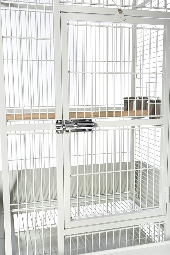 Prevue Pet Products 34522 Dometop Bird Cage, Large, Chalk White
