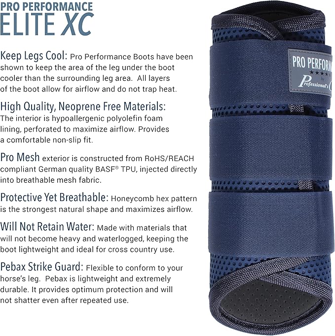Professional's Choice Pro Performance Elite XC Boots | Hind Rear Pair | Medium, Large
