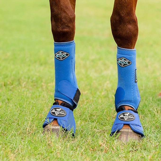 Professional's Choice 2XCOOL Sports Medicine Horse Boots | Protective & Breathable Design for Ultimate Comfort, Durability & Cooling in Active Horses | 2 Pack