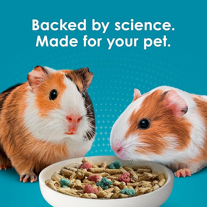 Kaytee Forti-Diet Pro Health Nourish+Protect Guinea Pig Food, Comprehensive Nutrition Backed by Science, Digestive Health, Immune Support, 8 pounds