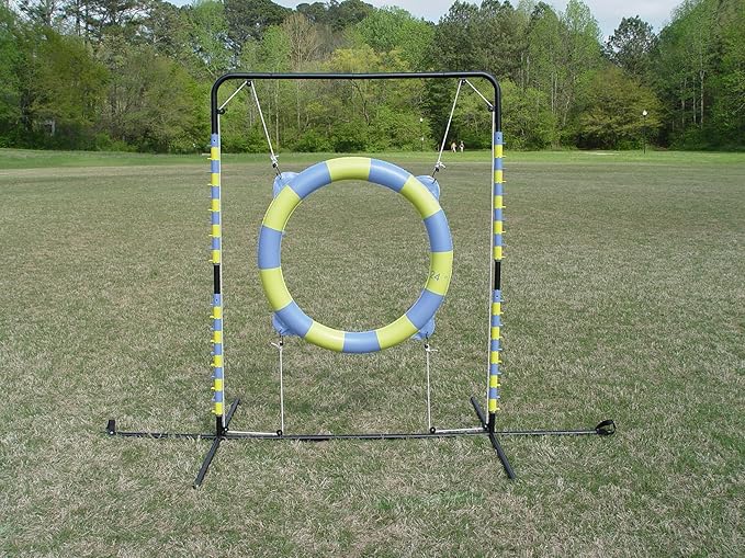 Agility Tire Jump - Double Walled Inflatale Tires with a Metal Frame Setup for Competition and Training