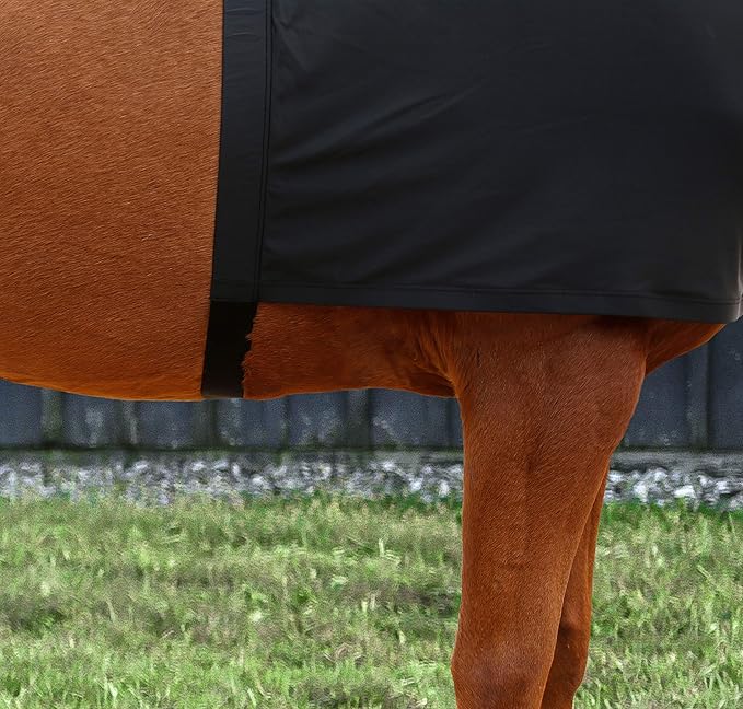 Harrison Howard Stretch Vest Anti Rub Bib Wither Shoulder Guard Horse Chest Saver Protector Black L