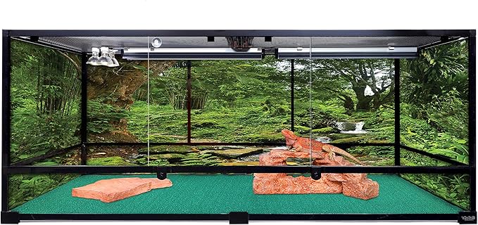Carolina Custom Cages, 60Lx24Wx24H Tall Extra-Extra-Long Deep Terrarium; Easy Assembly