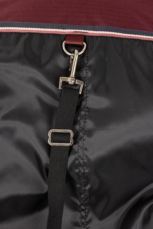 HORZE Glasgow Light Weight Waterproof Turnout Horse Sheet (No Fill) - Burgundy - 78 in