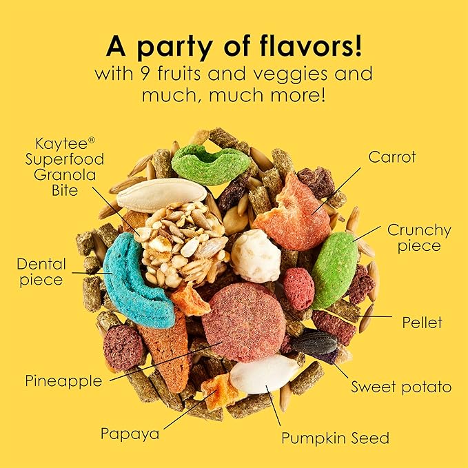 Kaytee Fiesta Rabbit Food Flavor Medley 25 Pounds