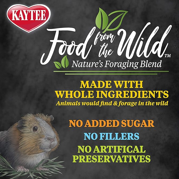 Kaytee Food from The Wild Natural Pet Guinea Pig Food, 4 Pound